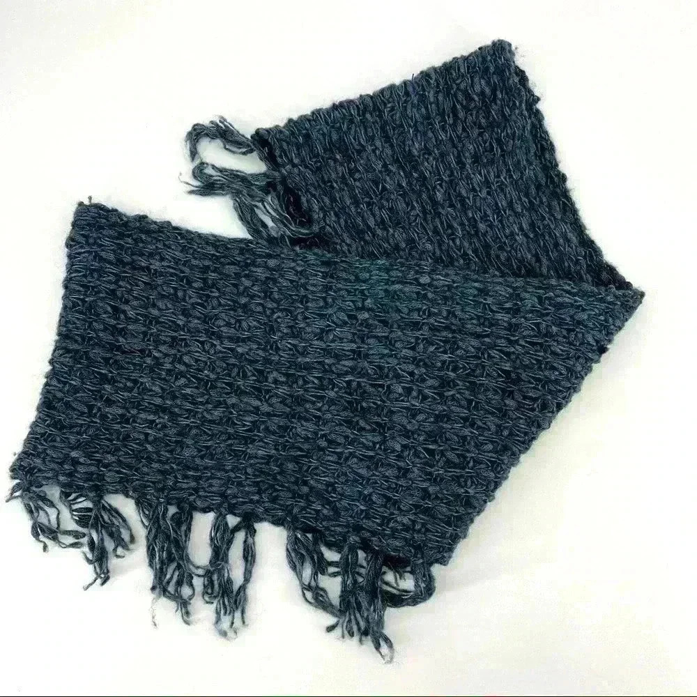 Staring At Stars Blue/Gray Fringe Unity Scarf OS‎